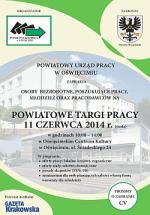 Powiatowe Targi Pracy - 11 czerwca 2014 w Oświęcimskim Centrum Kultury