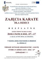 GOPS zaprasza wszystkie dzieci na bezpłatne zajęcia karate