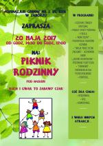 Zapraszamy na piknik rodzinny do Zaborza