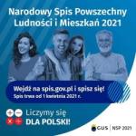 NARODOWY SPIS POWSZECHNY LUDNOŚCI I MIESZKAŃ 2021