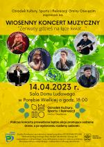 Zerwany gdzieś na łące kwiat - Wiosenny Koncert Muzyczny w Porębie Wielkiej