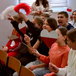 Wspólne kibicowanie Iwonie Januszyk w Grojcu